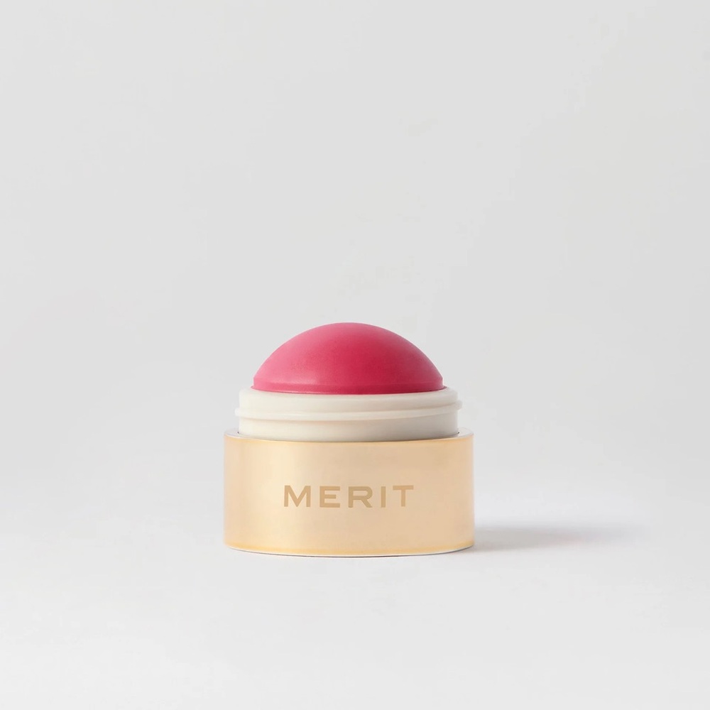 New Merit Le Bonbon flush balm. Cream blush for lips cheeks and perfect look